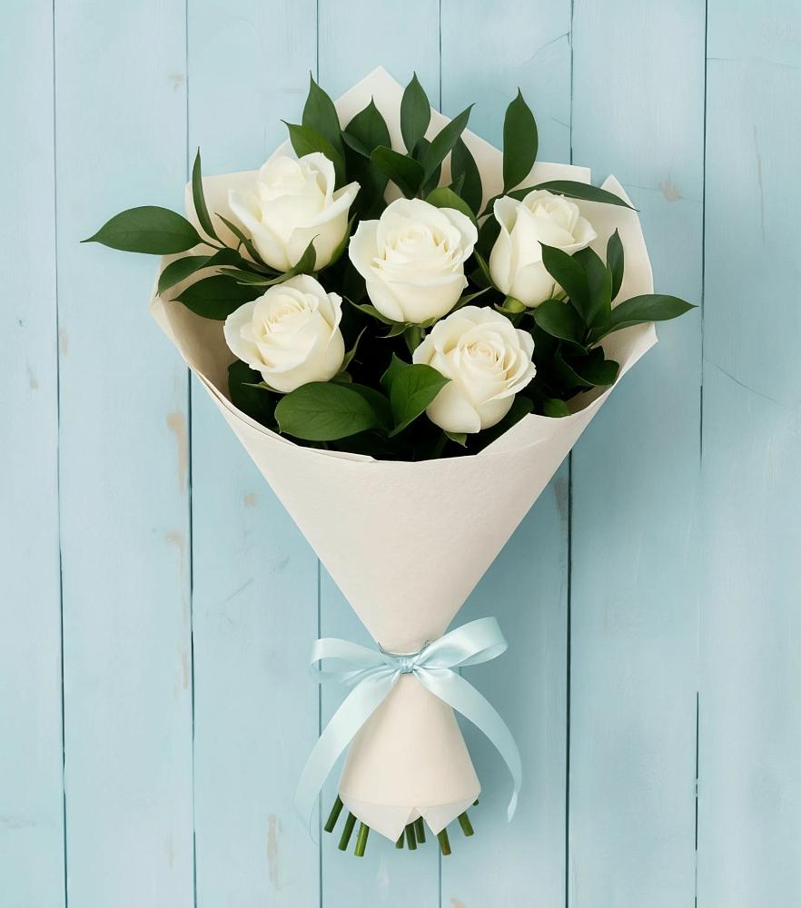 Букет цветов из: Розы в Пешки