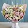 Букет цветов из: Альстромерии и Розы в Пешки
