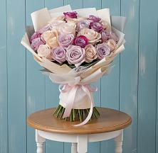 Букет цветов из:  Розы в Пешки