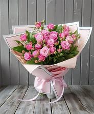 Букет Розовый кустик в Пешки