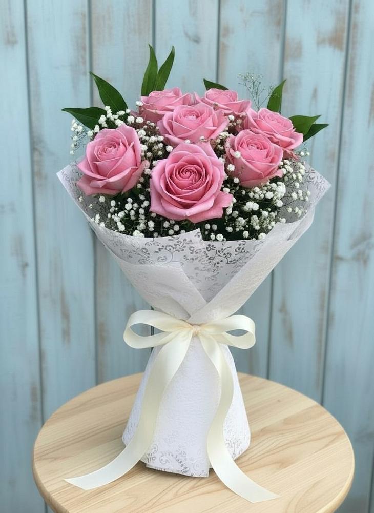Букет цветов из: Розы в Пешки