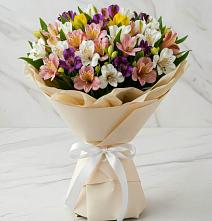Букет цветов из:  Альстромерии в Пешки