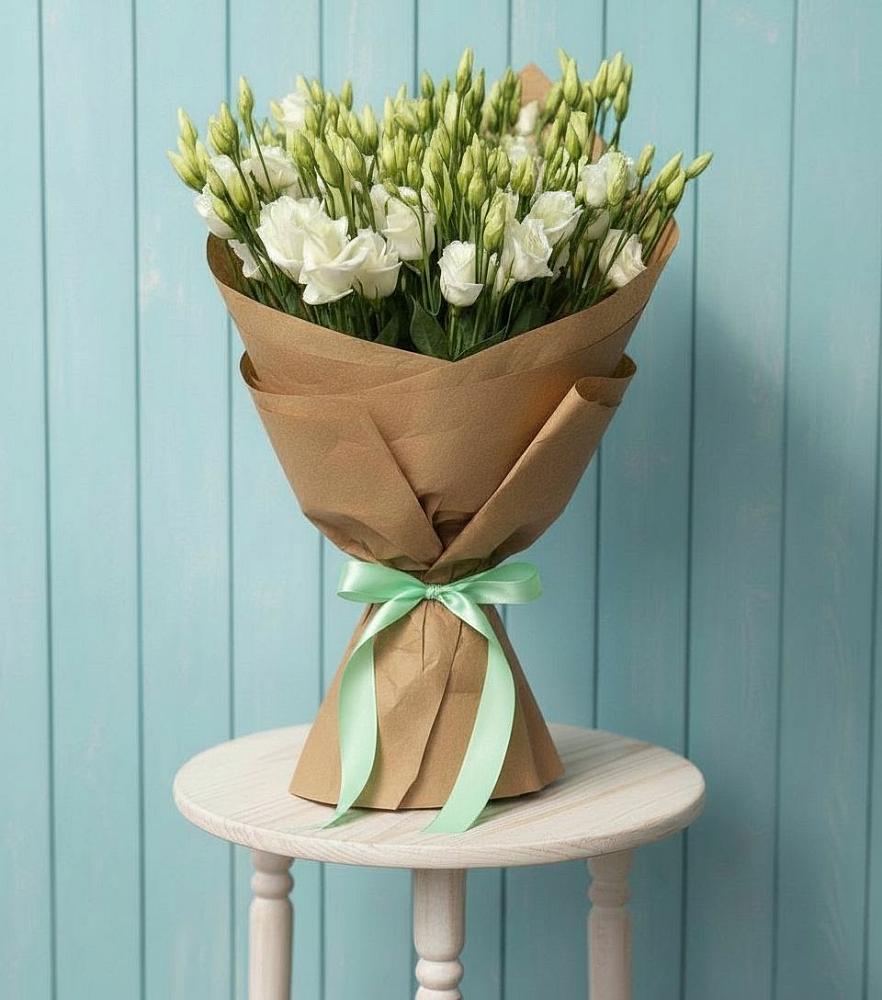 Букет цветов из: Лизиантусы в Пешки