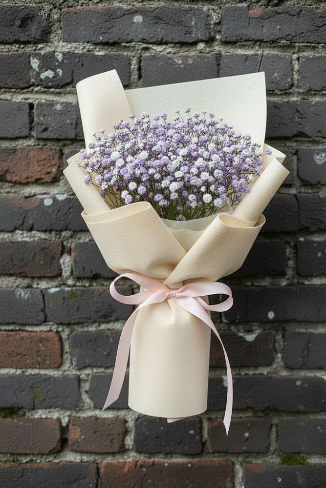 Букет цветов из: Гипсофила в Пешки