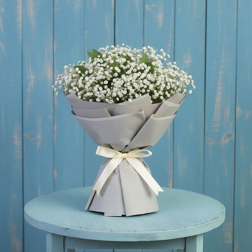 Букет цветов из: Гипсофила в Пешки