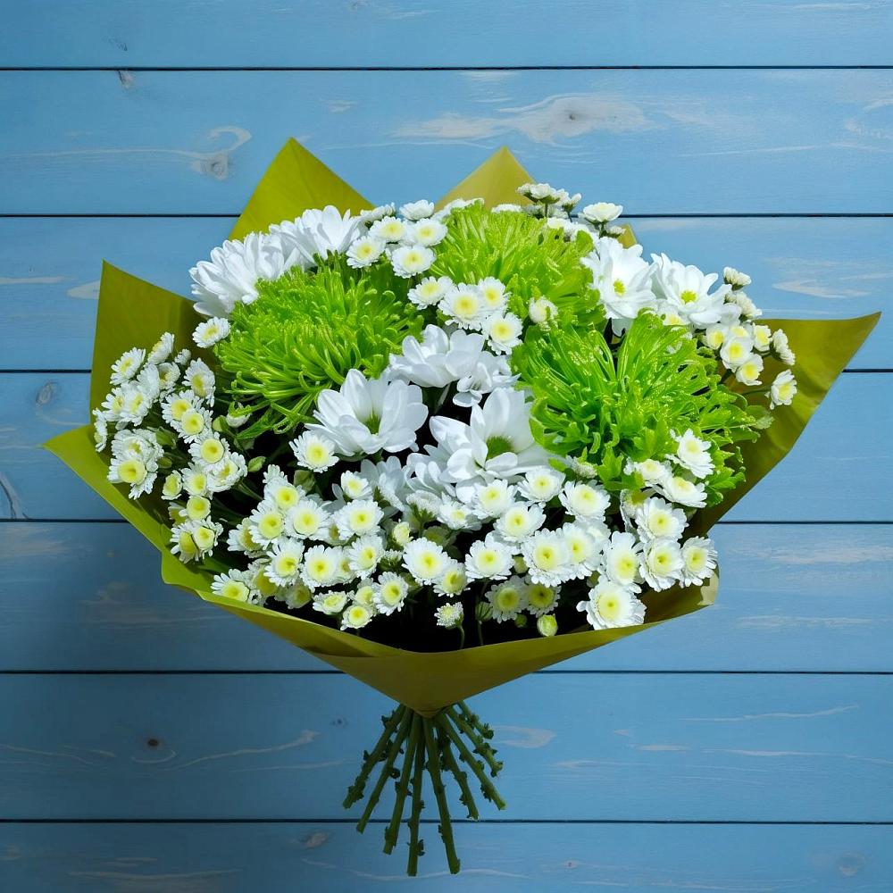 Букет цветов из: Хризантемы в Пешки