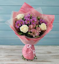 Букет цветов из:  Герберы в Пешки