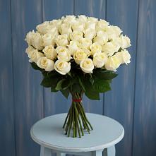 Букет 51 Белая роза Эдлесс Лав #REPLACE_PRED# Пешки