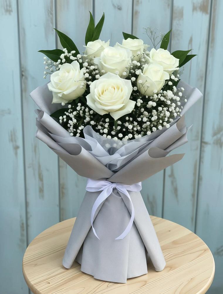 Букет цветов из: Розы в Пешки