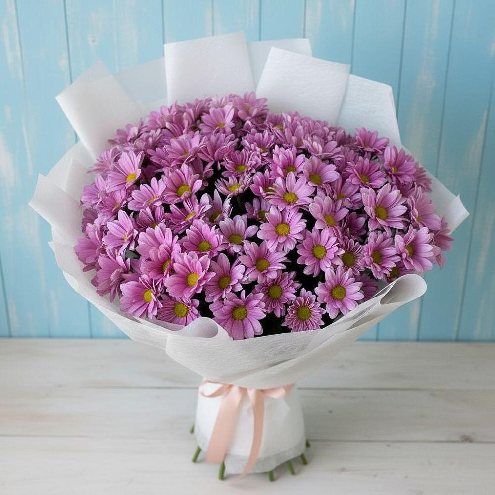 Букет цветов из: Хризантемы в Пешки