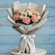 Букет цветов из:  Розы в Пешки