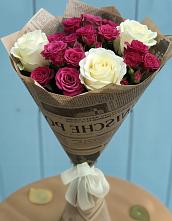 Букет цветов из:  Розы в Пешки