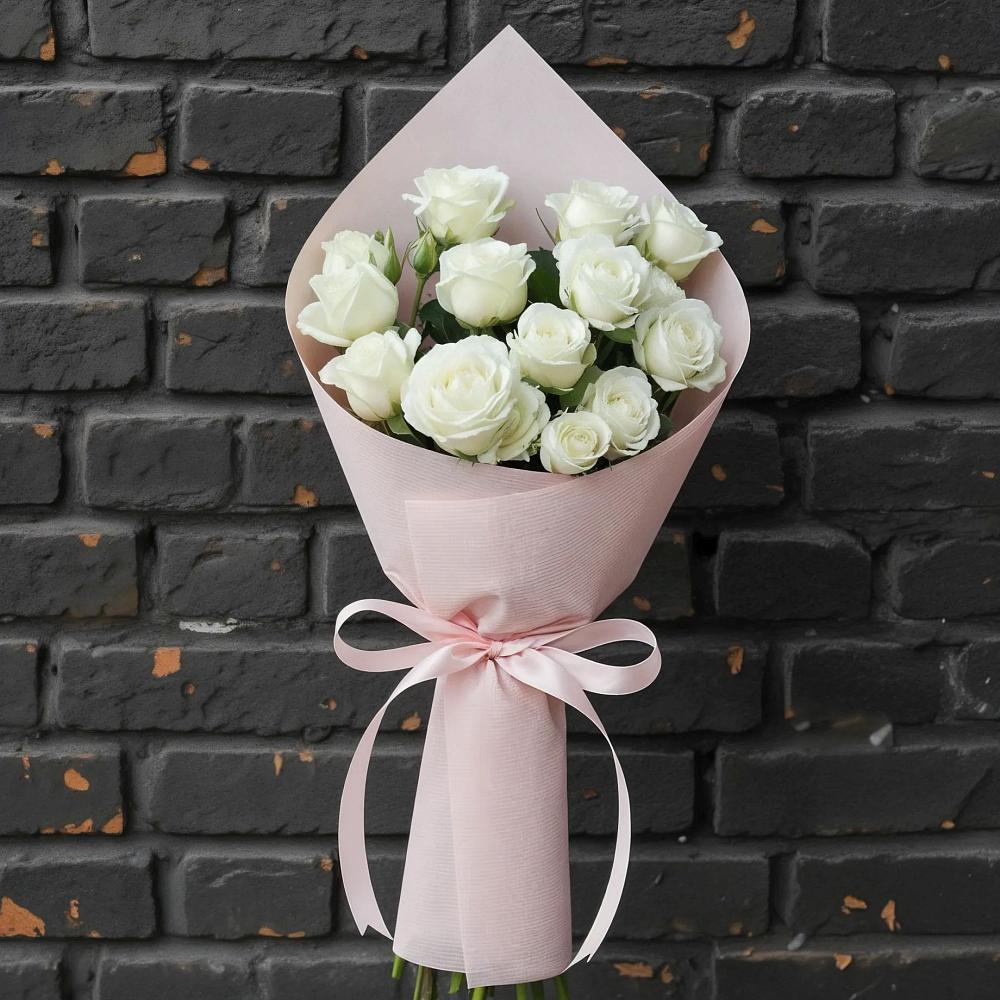 Букет цветов из: Розы в Пешки