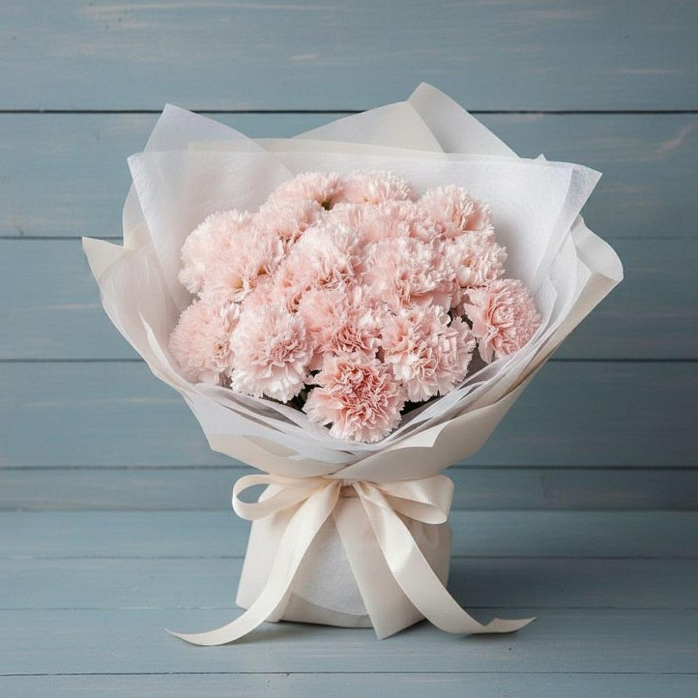 Букет цветов из: Гвоздики в Пешки