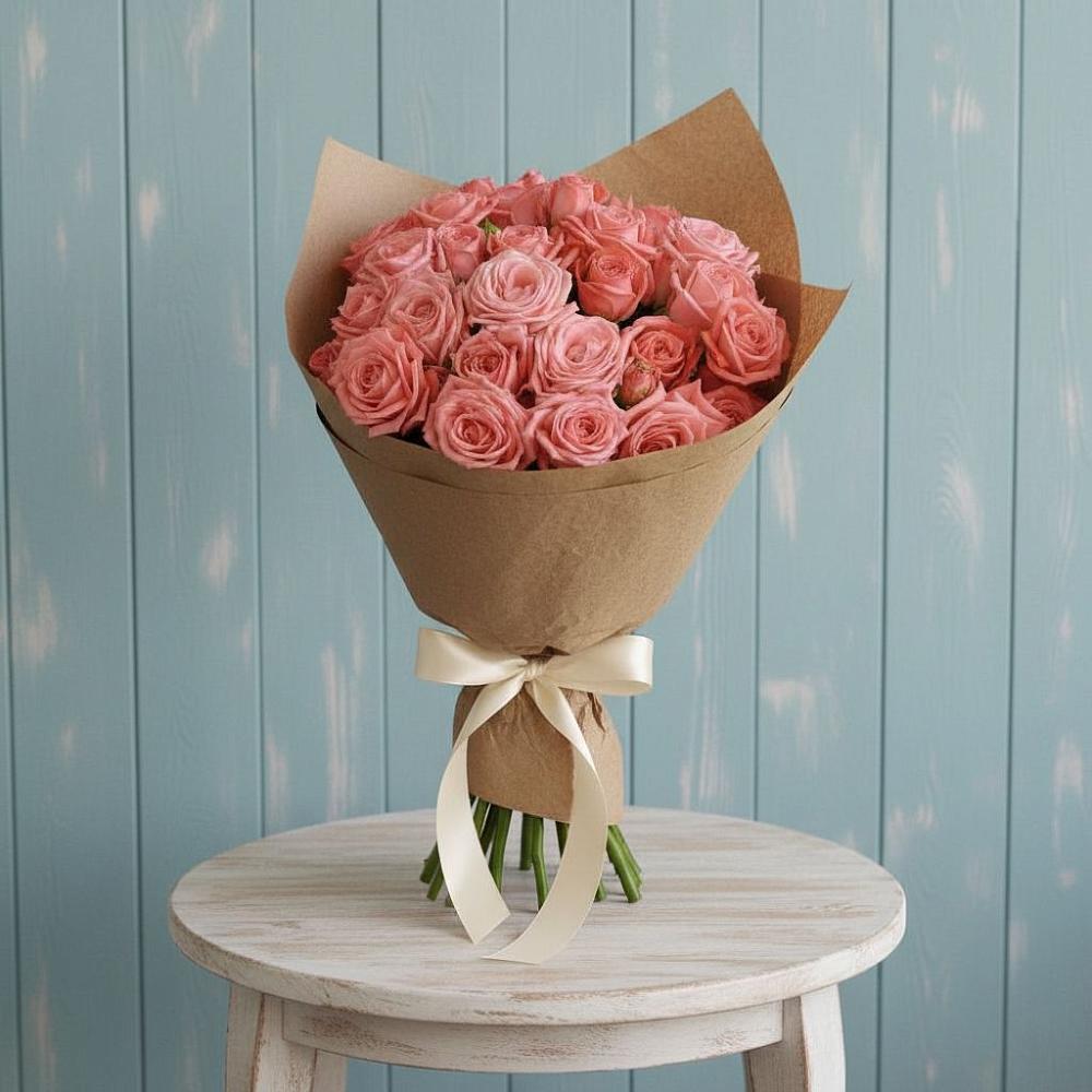 Букет цветов из: Розы в Пешки