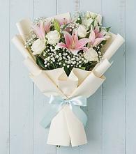 Букет цветов из:  Лилии в Пешки